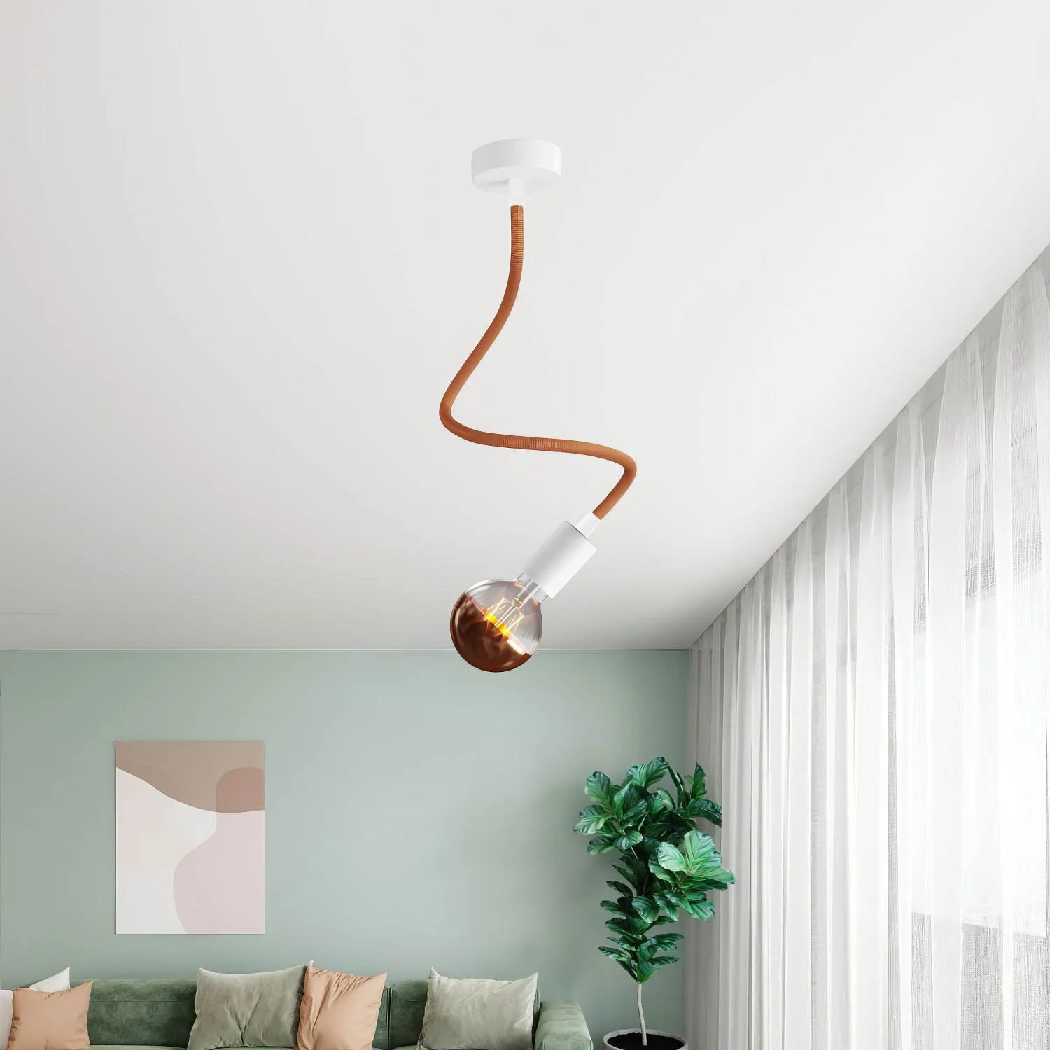 Creative Flex extension flexible tube covered in RM74 Copper fabric with metal terminals - Image 7
