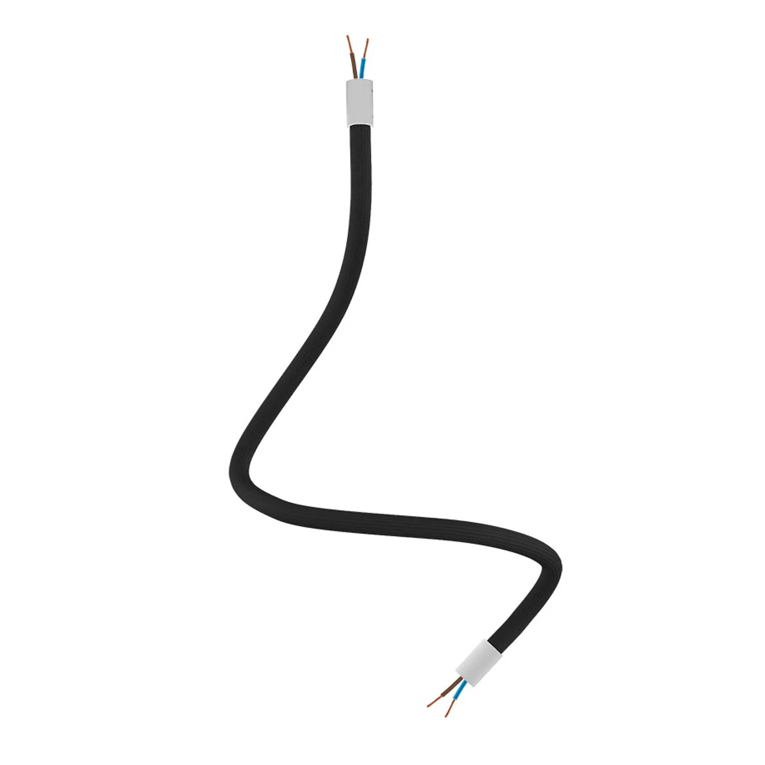 Kit Creative Flex extension flexible tube covered in RM04 Black fabric with metal terminals - Image 6