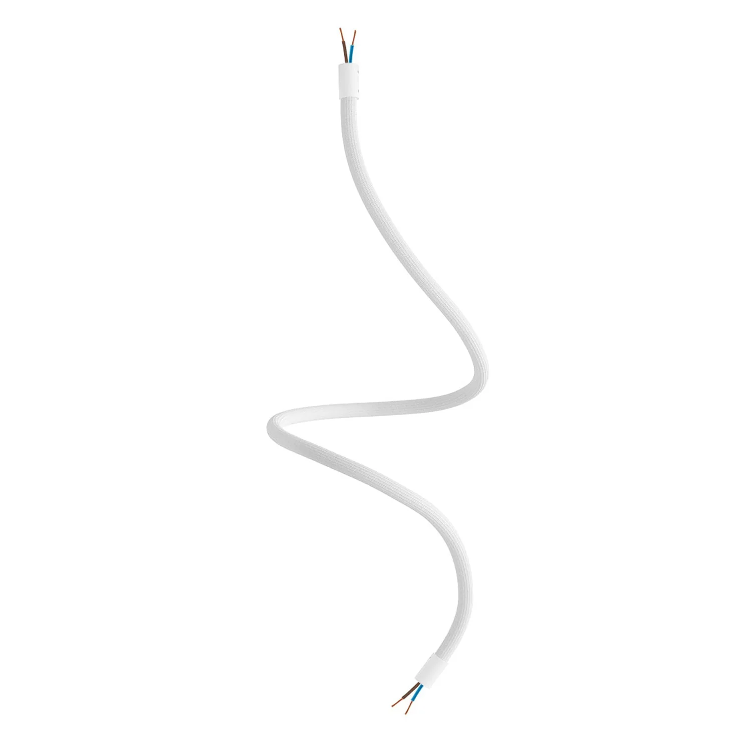 Kit Creative Flex fabric-covered flexible extension tube RM01 White with metal terminals - Image 9