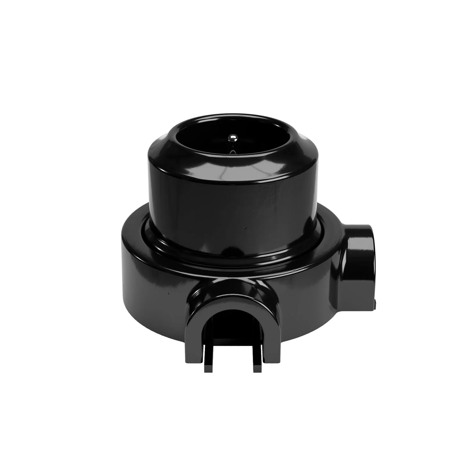 French-type wall socket kit and base for Creative-Tubes in porcelain - Black - Image 8