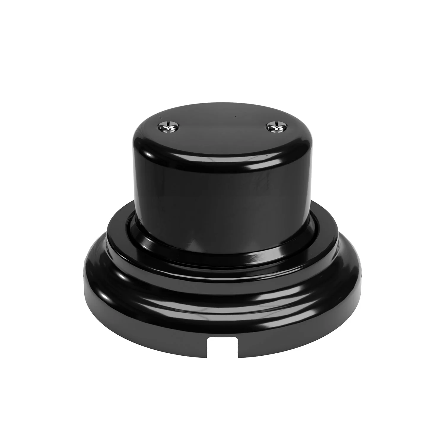 Junction box kit and porcelain base - Black