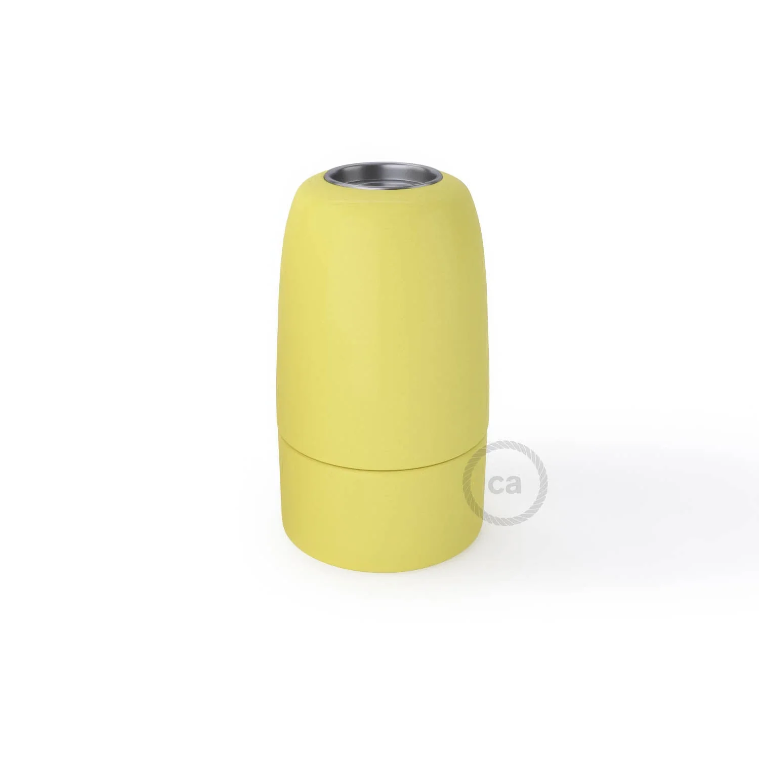 E14 porcelain lamp holder kit – Yellow - Image 3
