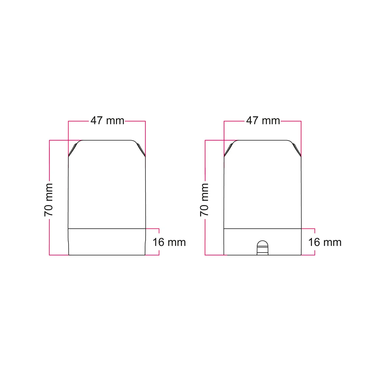 Spostaluce esse14 kit with S14d lamp holder - White marble effect - Image 5