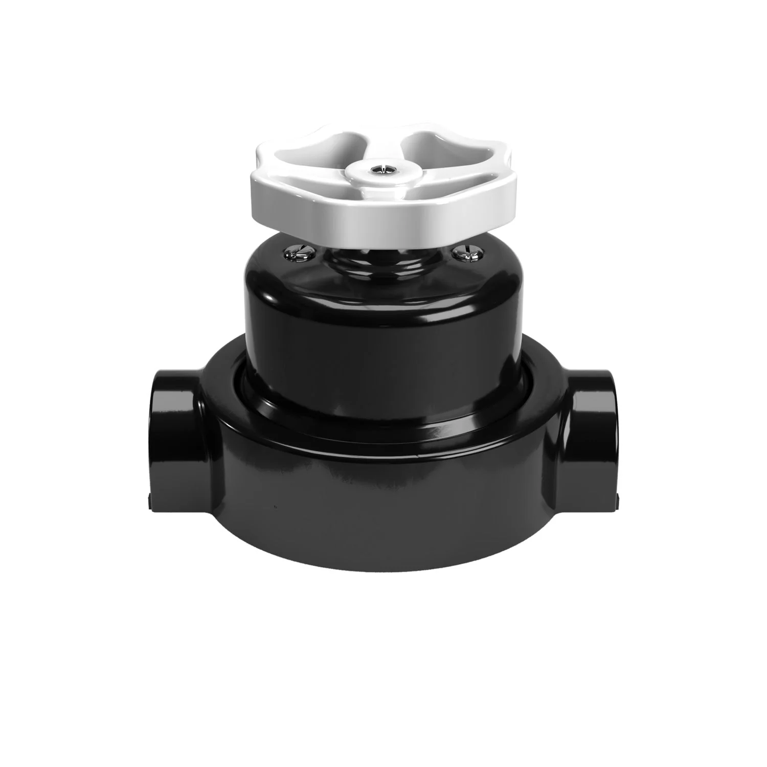 Switch/2-way switch kit with knob and base for Creative-Tubes in black porcelain - Image 15