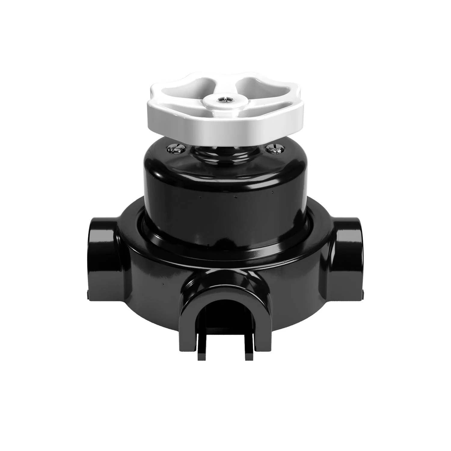 Switch/2-way switch kit with knob and base for Creative-Tubes in black porcelain - Image 22