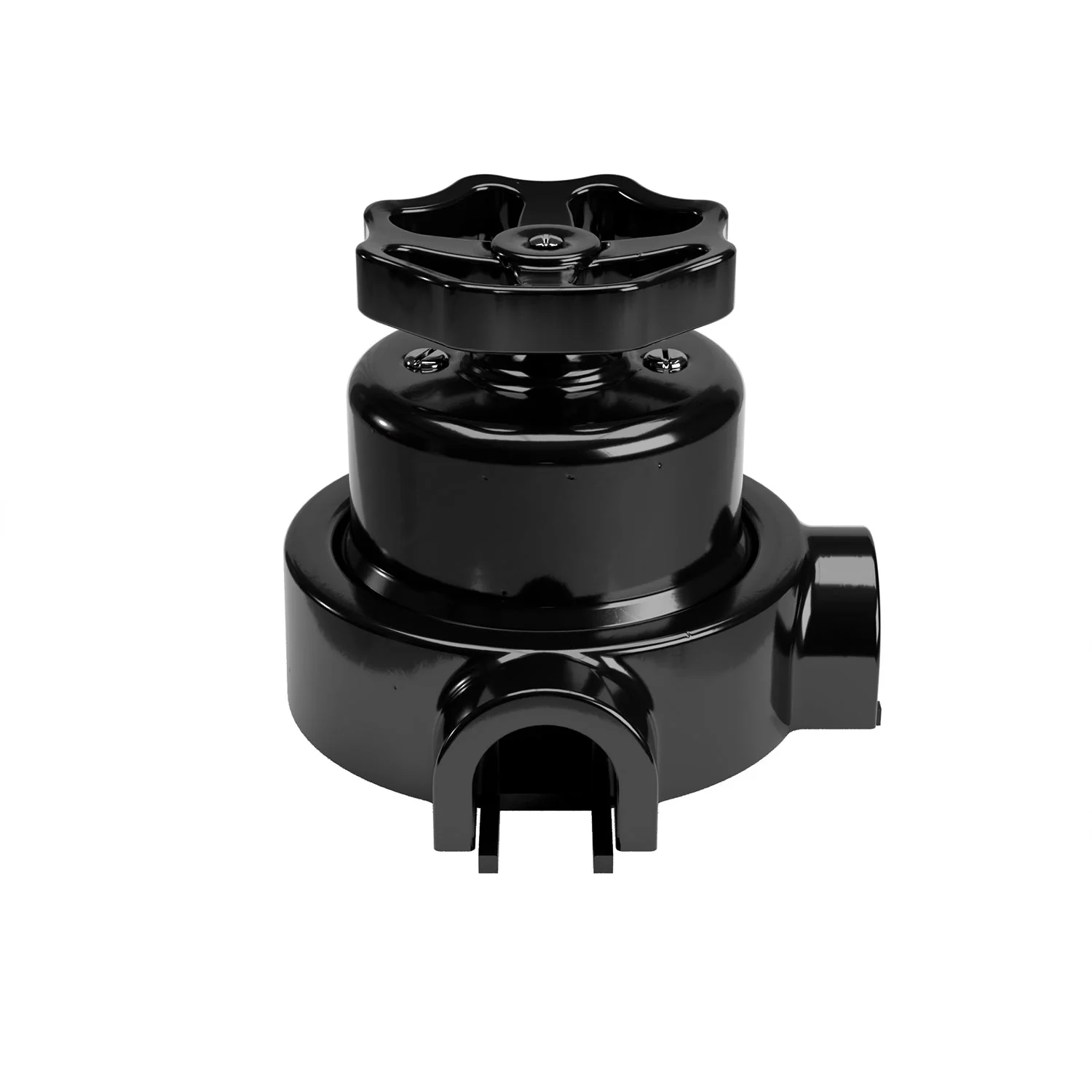 Switch/2-way switch kit with knob and base for Creative-Tubes in black porcelain - Image 34