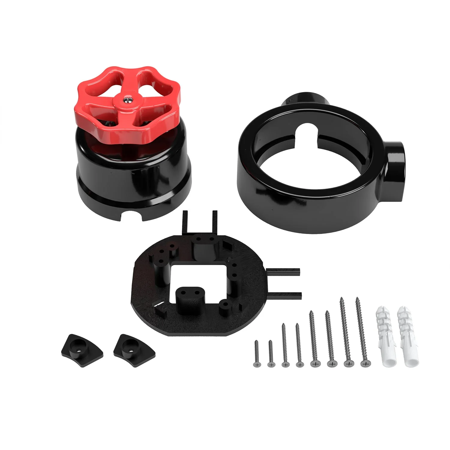 Switch/2-way switch kit with knob and base for Creative-Tubes in black porcelain - Image 56