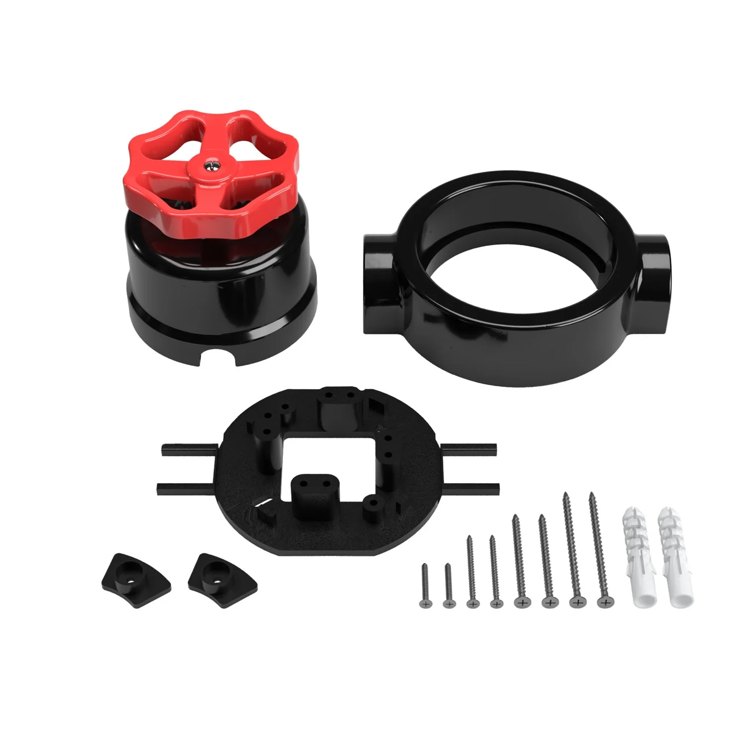 Switch/2-way switch kit with knob and base for Creative-Tubes in black porcelain - Image 61
