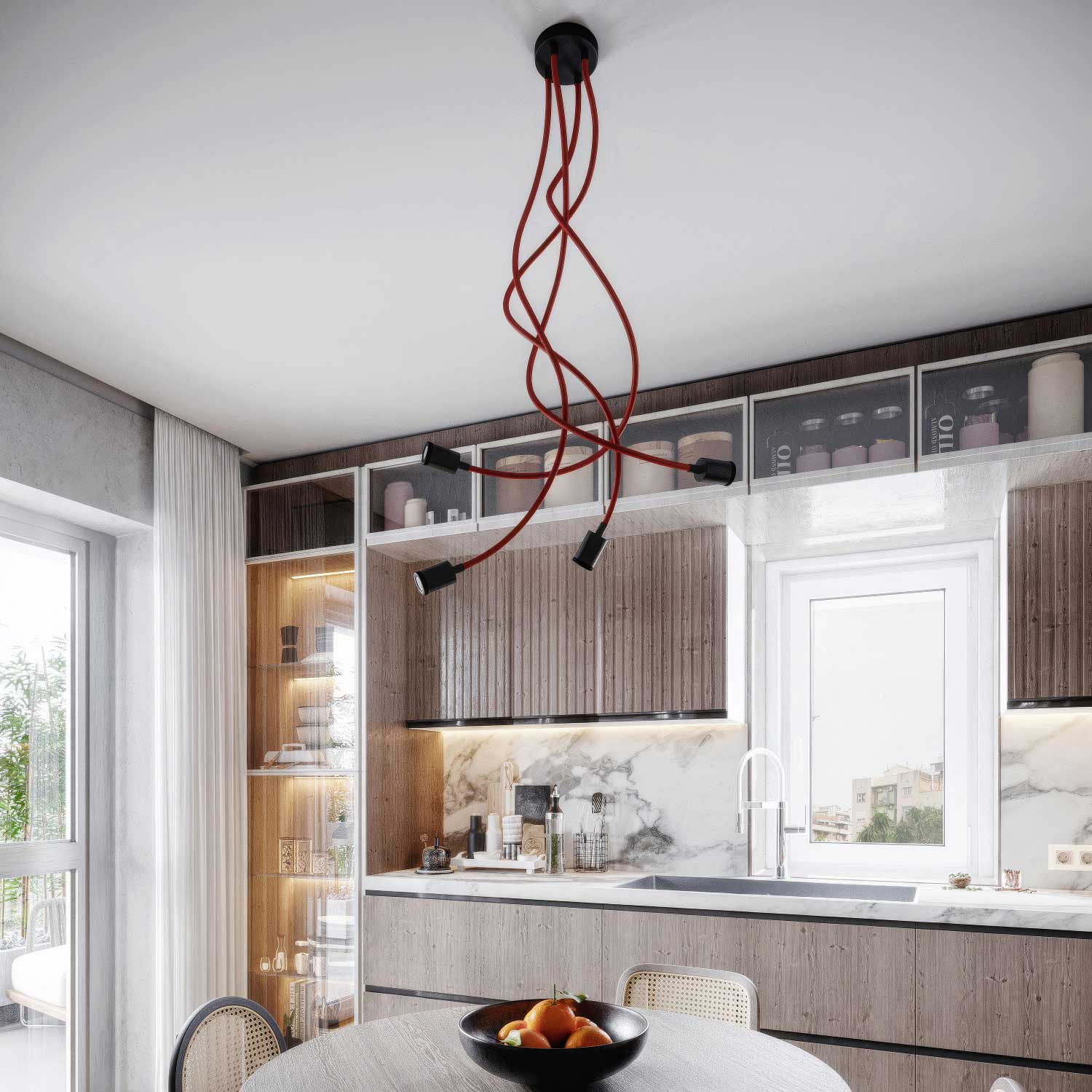 Mini SPOTLIGHT GU1d0 Flex 90 ceiling lamp - Black - Image 2