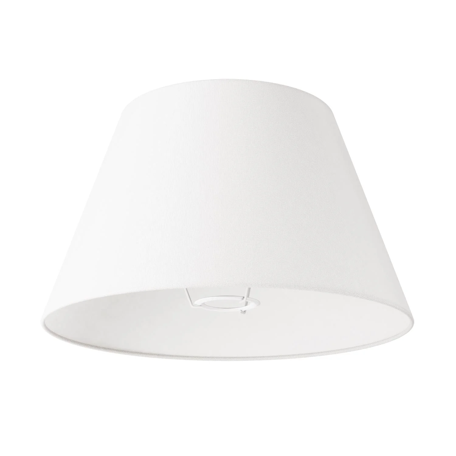 MAG-Y floor lamp with round metal base and Impero M lampshade - Matt white - Image 4