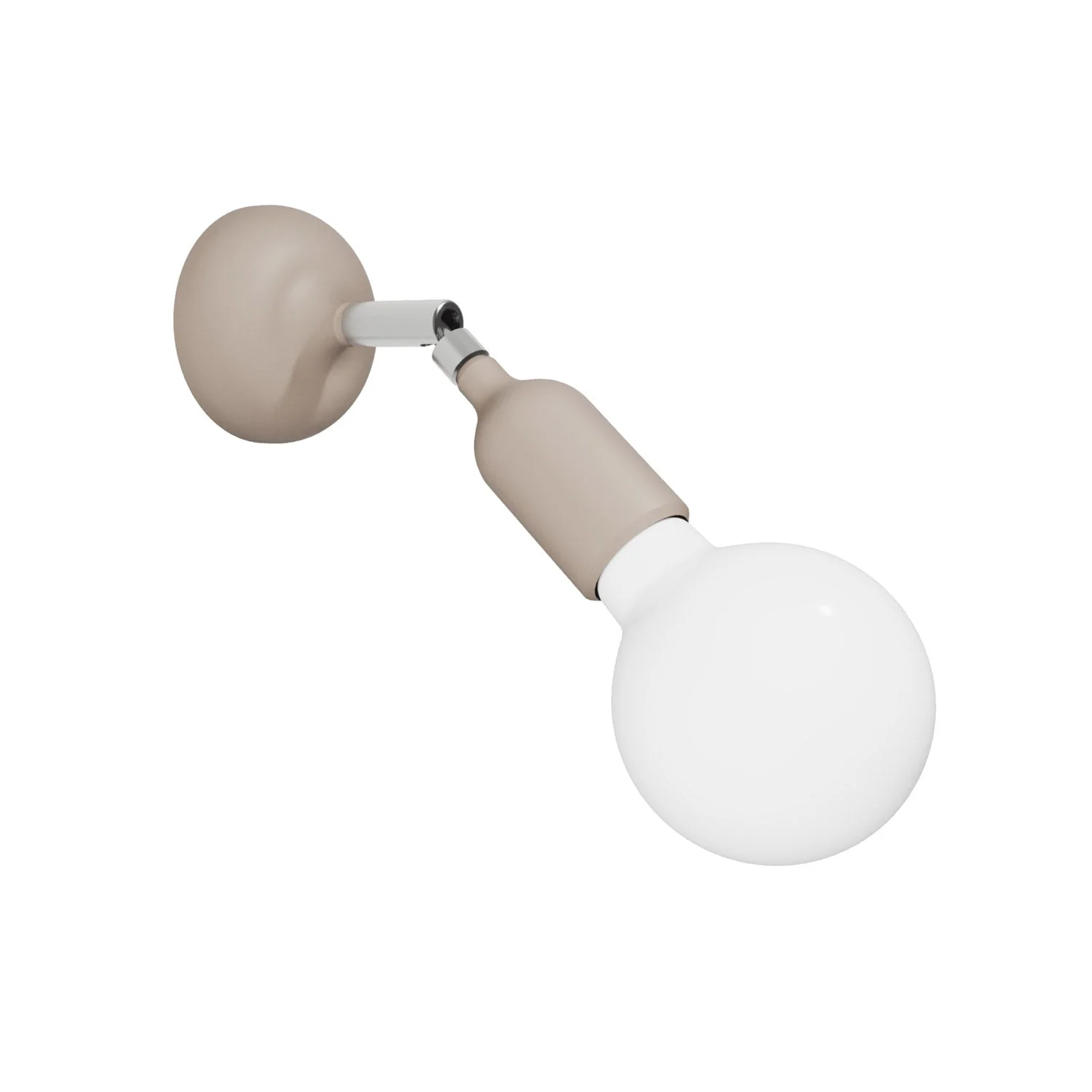 Fermaluce silicone lamp with joint - Desert Brown