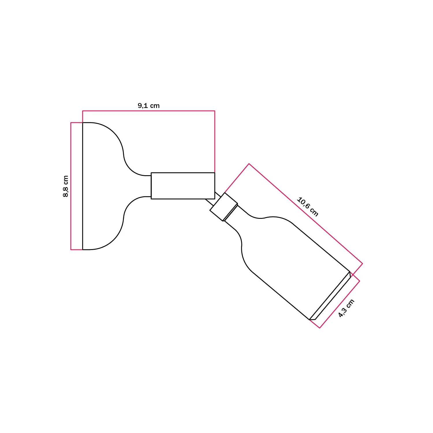 Fermaluce silicone lamp with joint - Mustard - Image 3