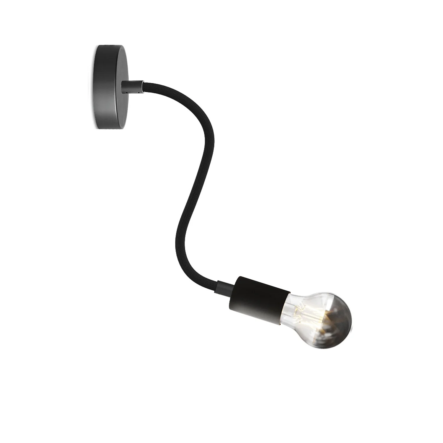 Flex 30 lamp with Goccia light bulb - Black