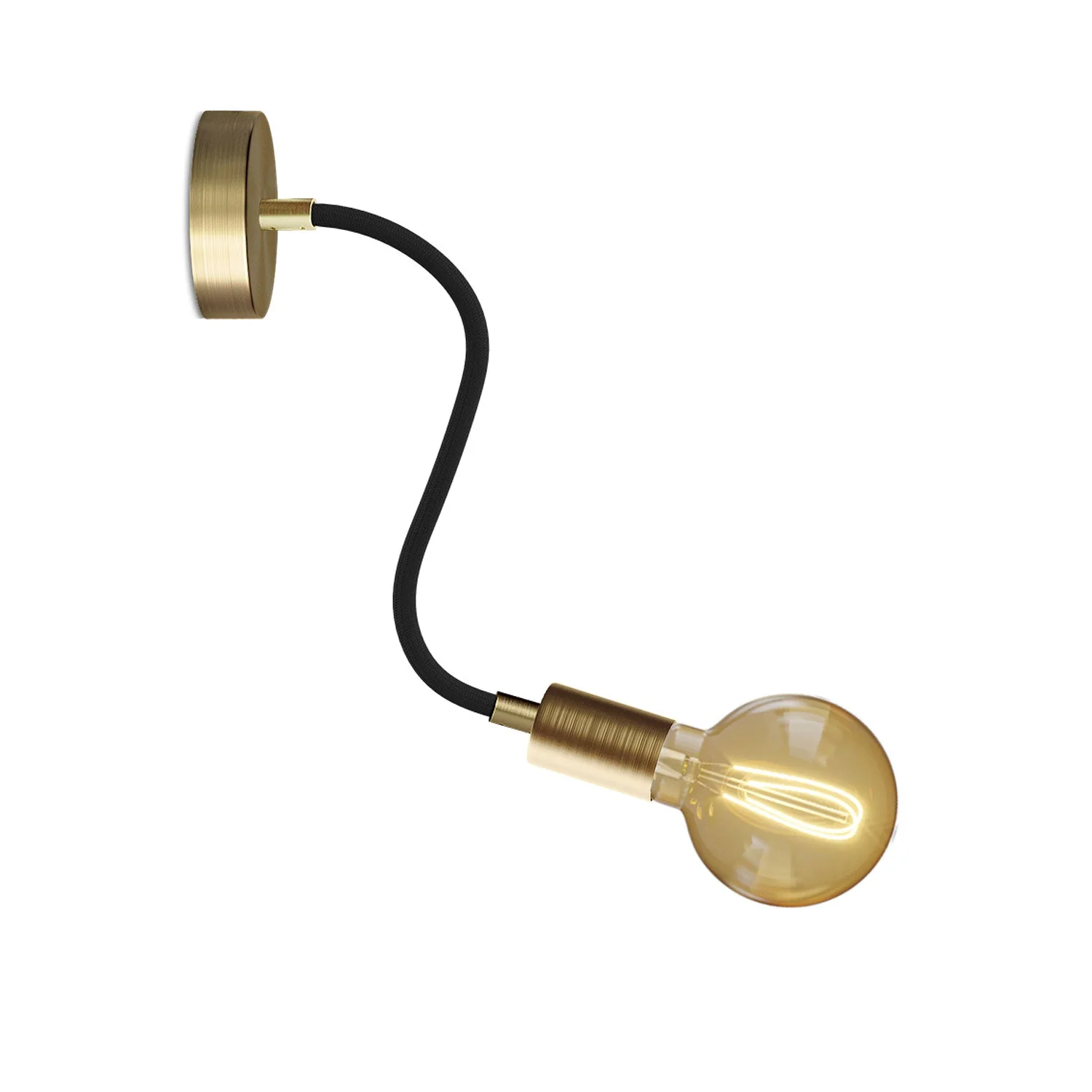 Flex 30 lamp with Globo light bulb - Satin bronze