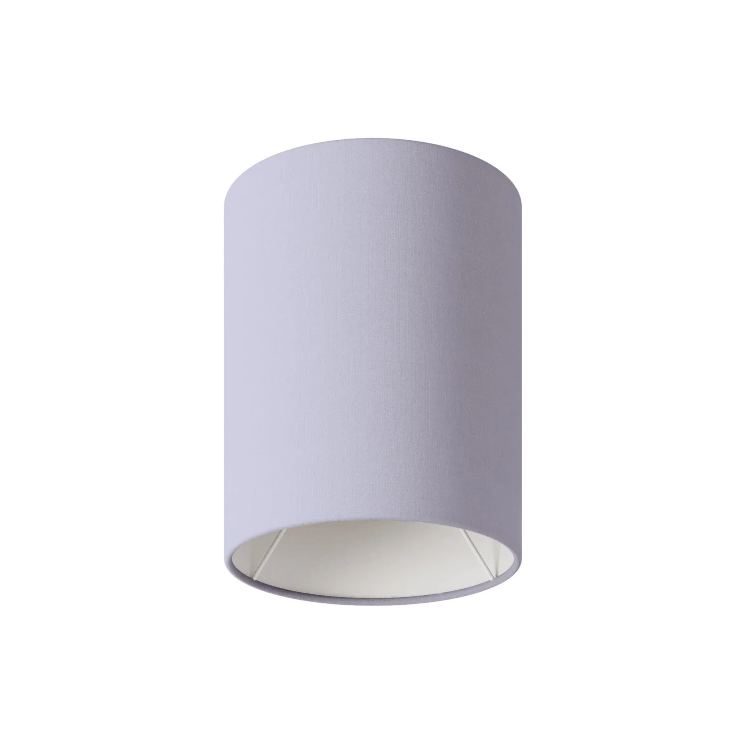Cilindro S Fabric Lampshade with E27 Fitting - Made in Italy - Teletta Lilac