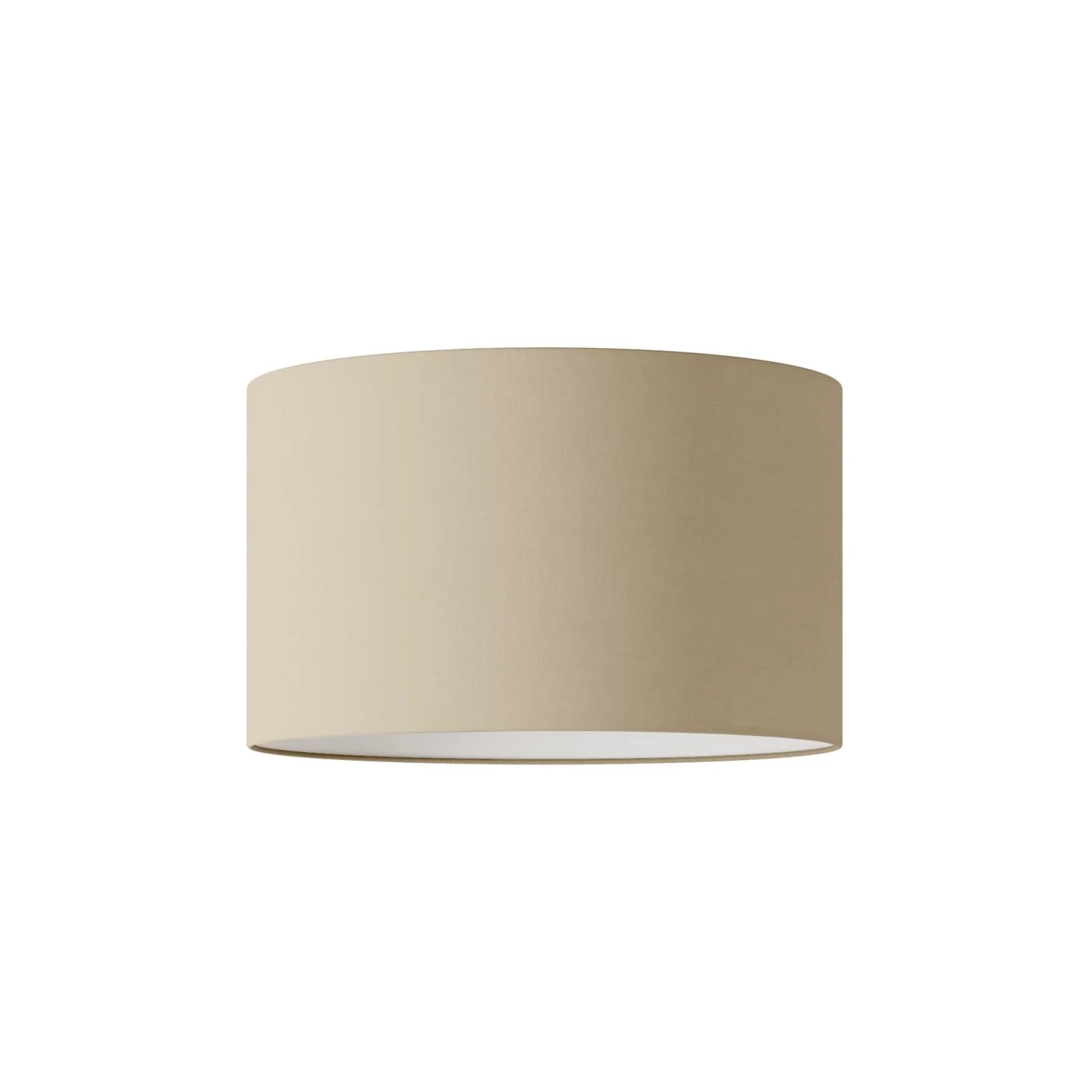Cylindrical Lampshade L in fabric with E27 fitting - Made in Italy - Arenal Dove Gray