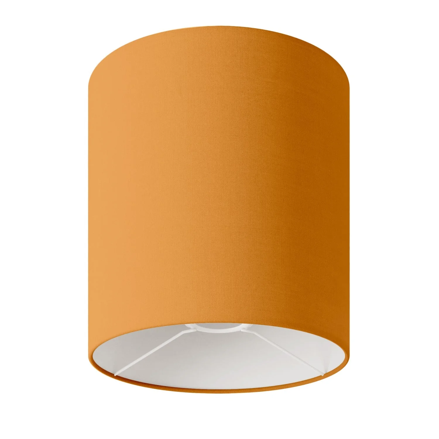 Cilindro M Lampshade in fabric with E27 fitting - Made in Italy - Teletta Mandarin