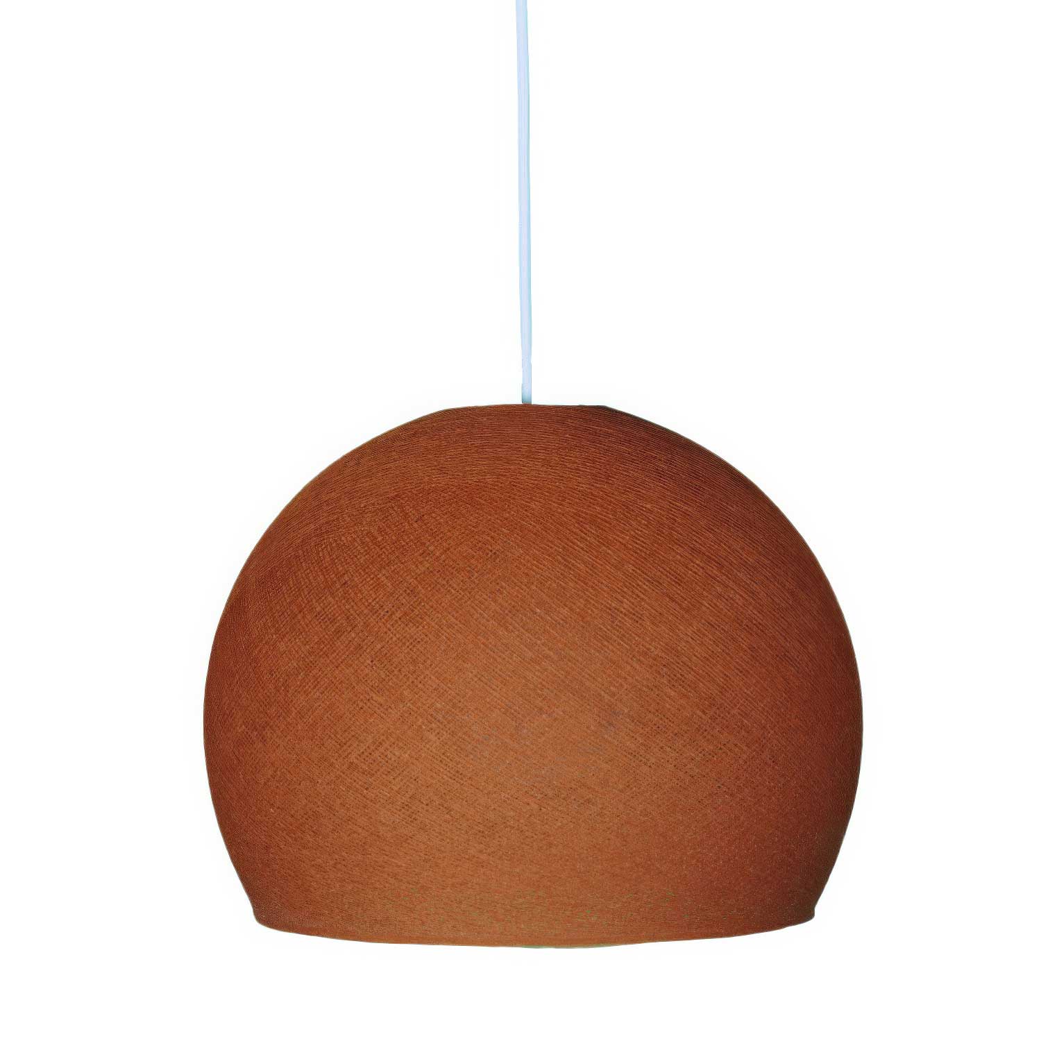 Cupola lampshade in 100% handmade wire - Lobster polyester