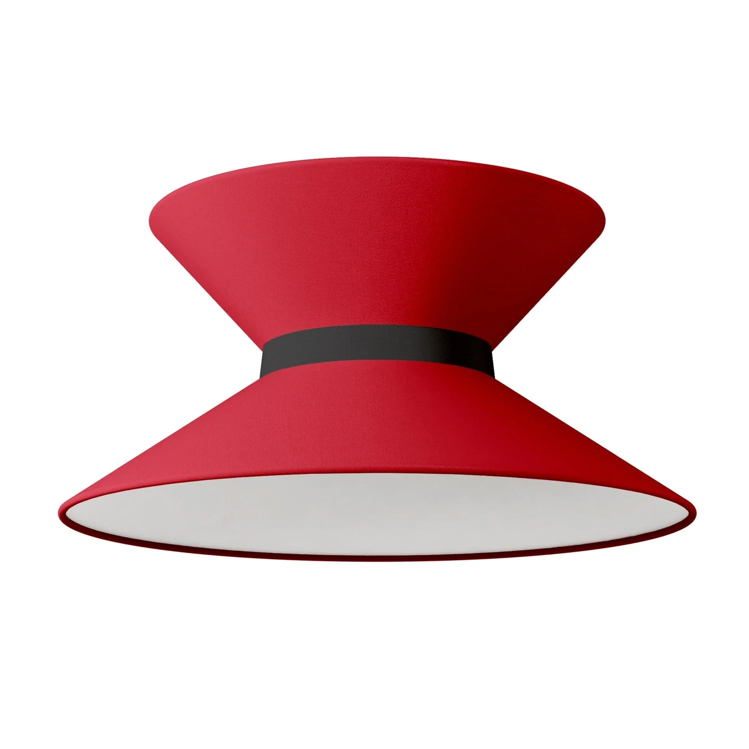 Clessidra Teletta red fabric lampshade - Made in Italy - Image 10