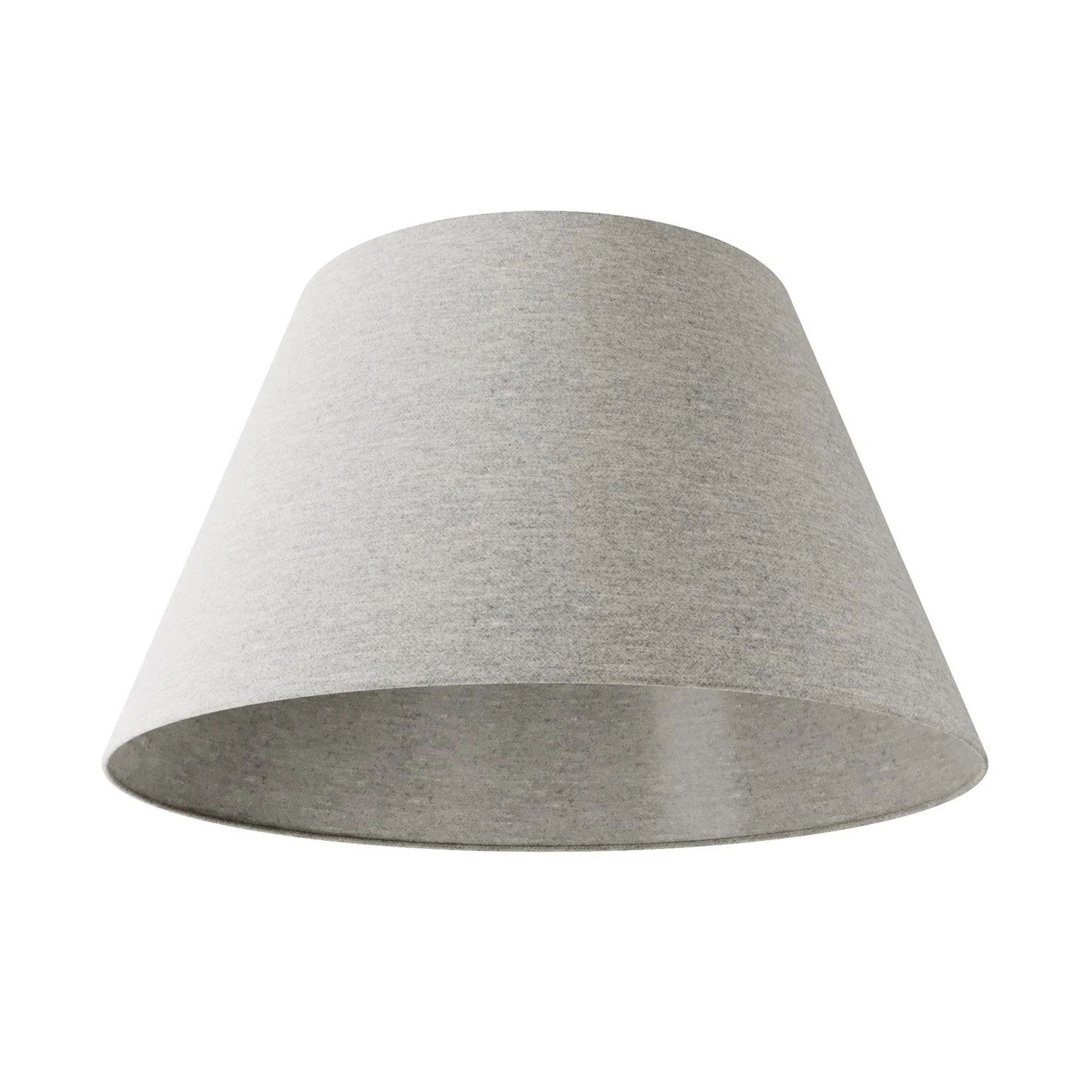 Empire L Lampshade for pendant with E27 fitting - Made in Italy - Light Gray Wool