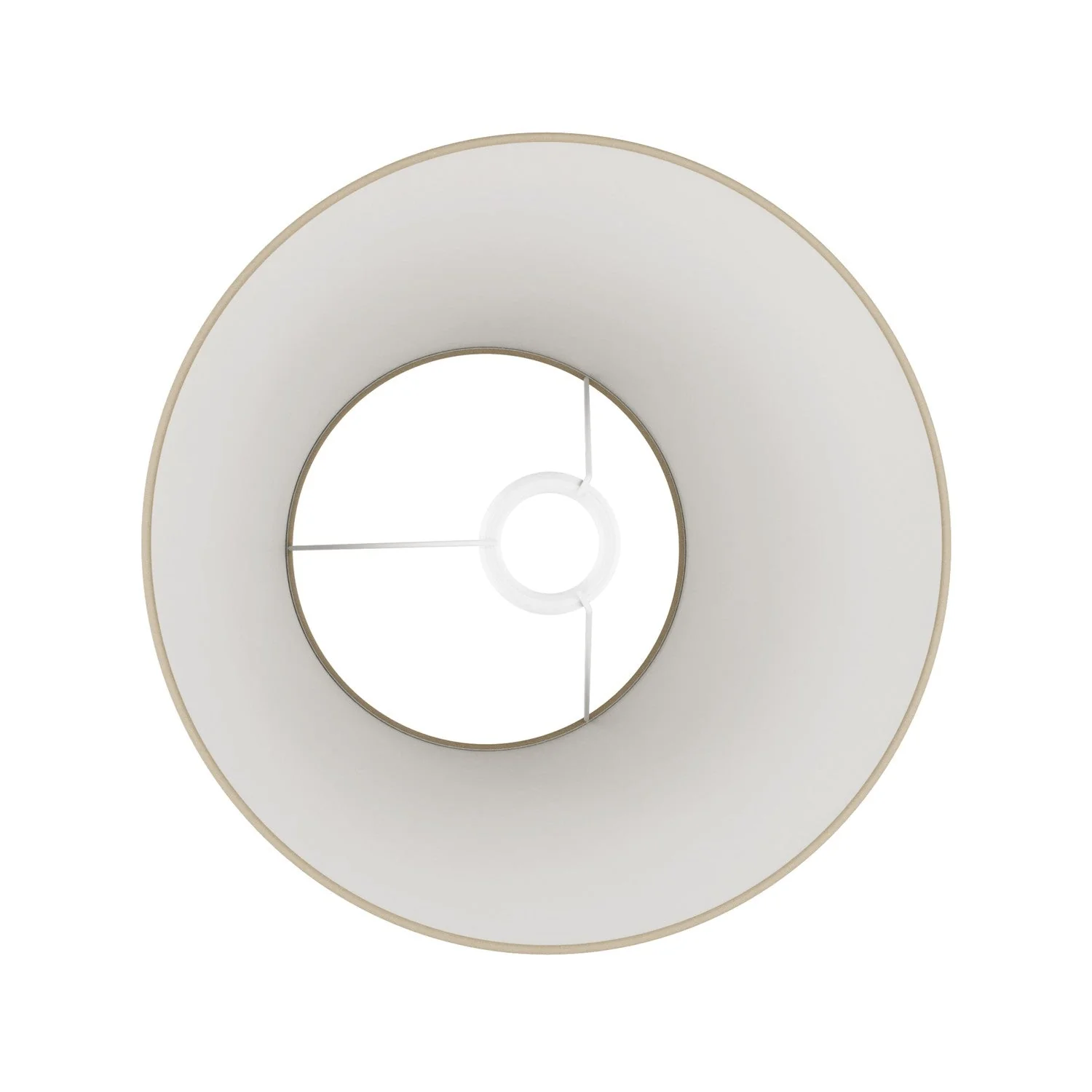 Impero M Lampshade in fabric for floor lamp with E27 fitting - Made in Italy - Arenal Taupe - Image 3