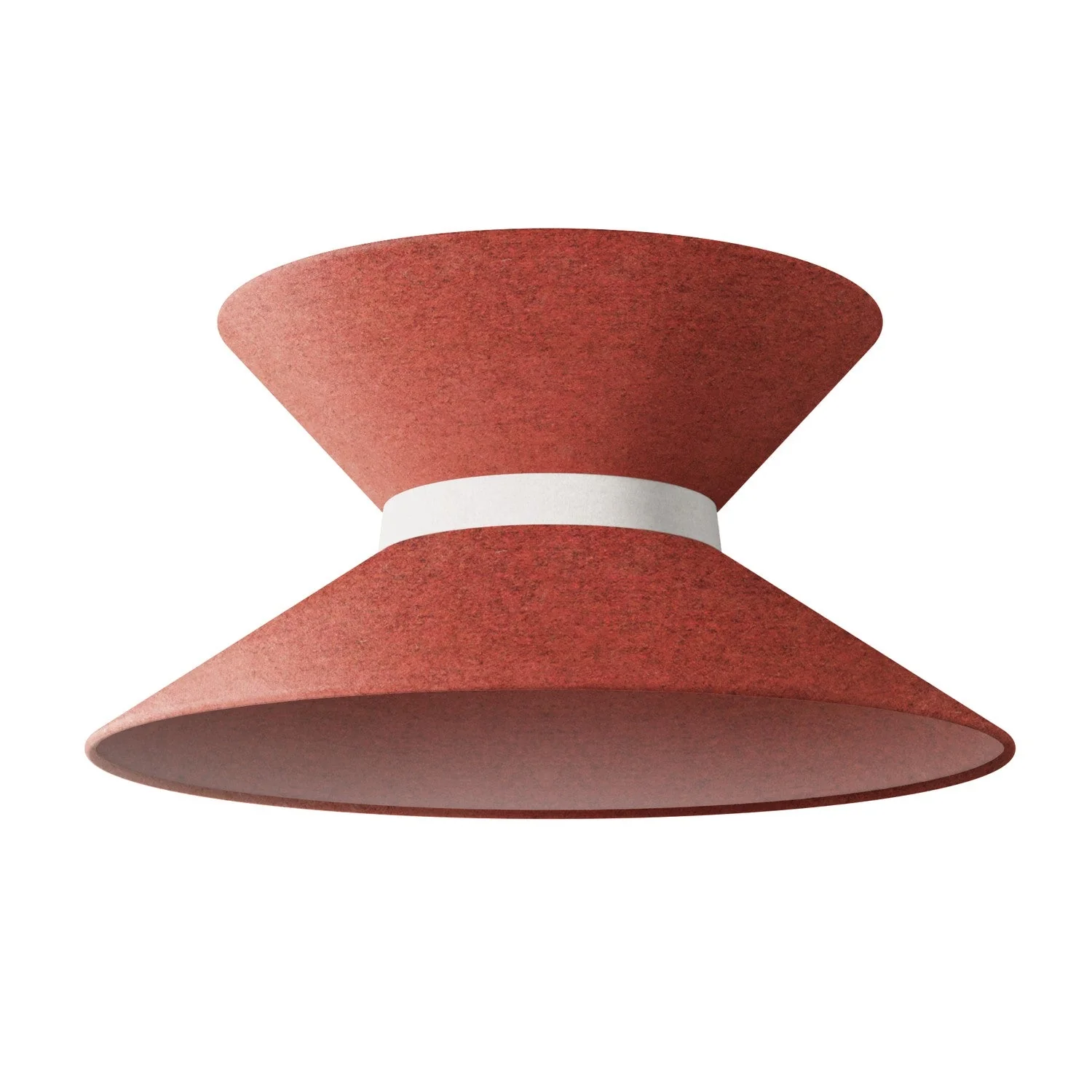 Hourglass Fabric Lampshade for pendant lamp - Wool Lobster