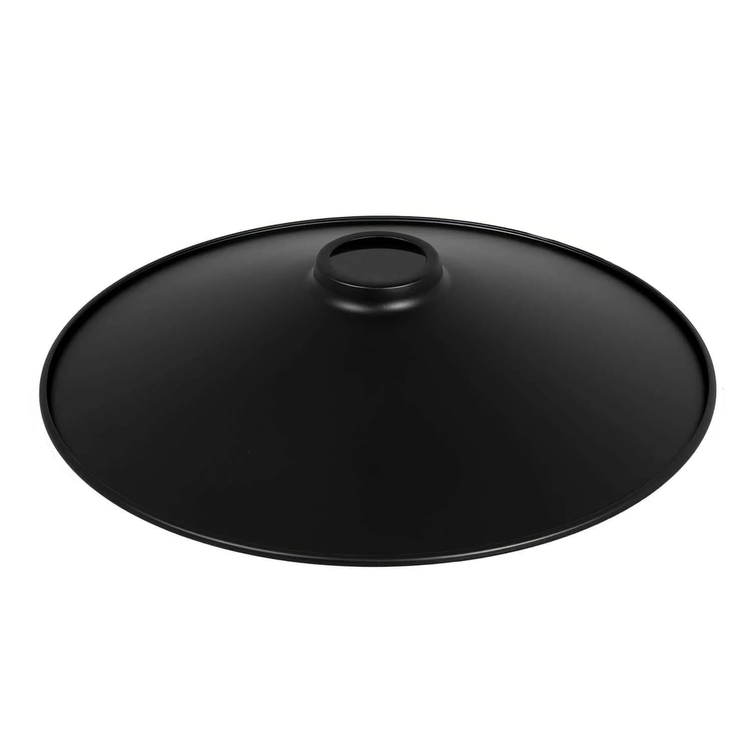Swing lampshade in enamelled metal with E27 fitting - Black inner Black - Image 3