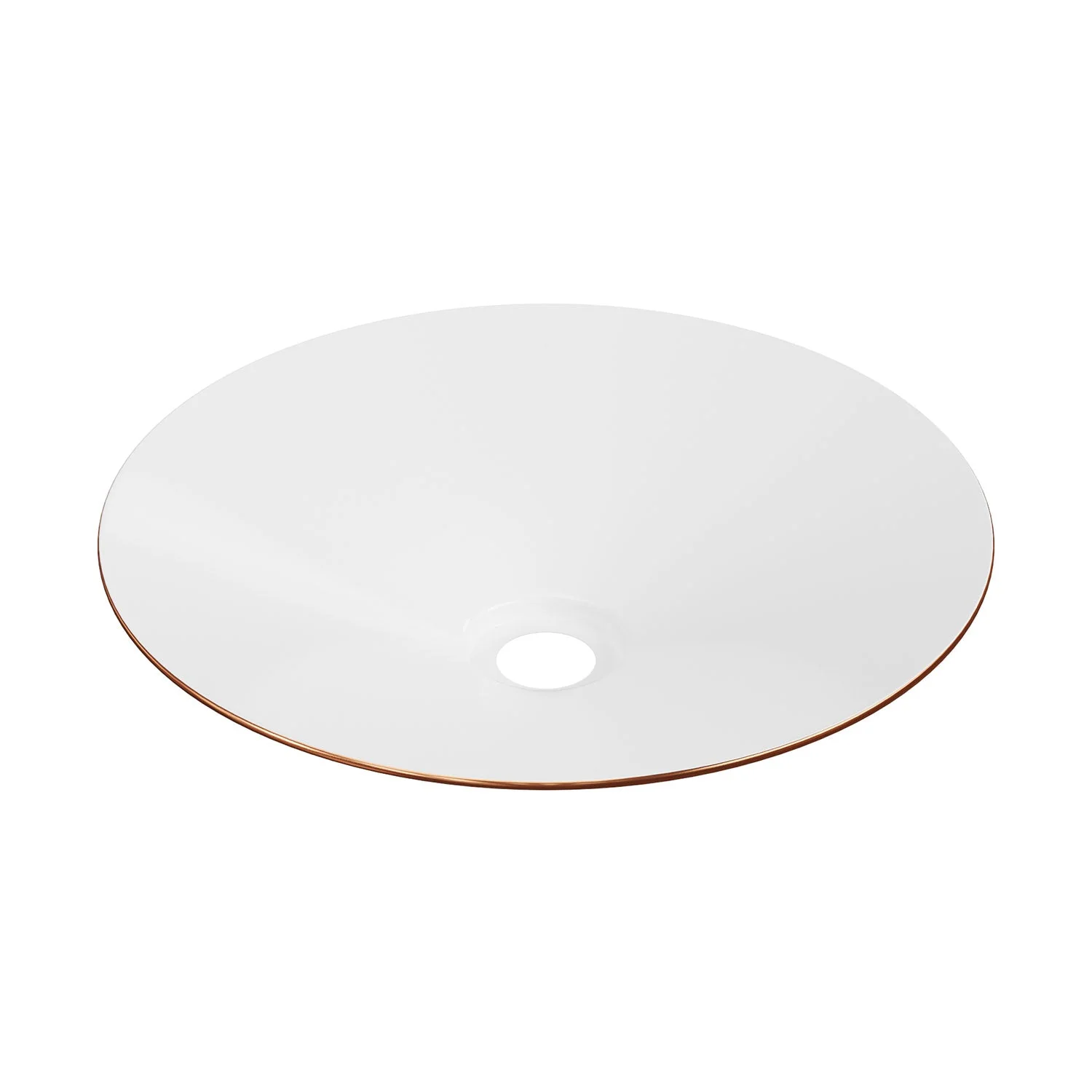 Swing Lampshade in enamelled metal with E27 fitting - Satin copper - Image 4