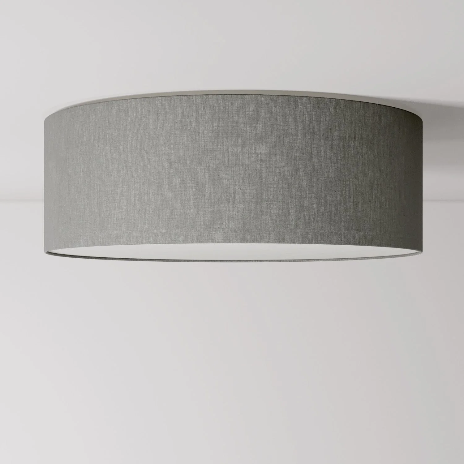 Large Camelot grey fabric ceiling light β Made in Italy