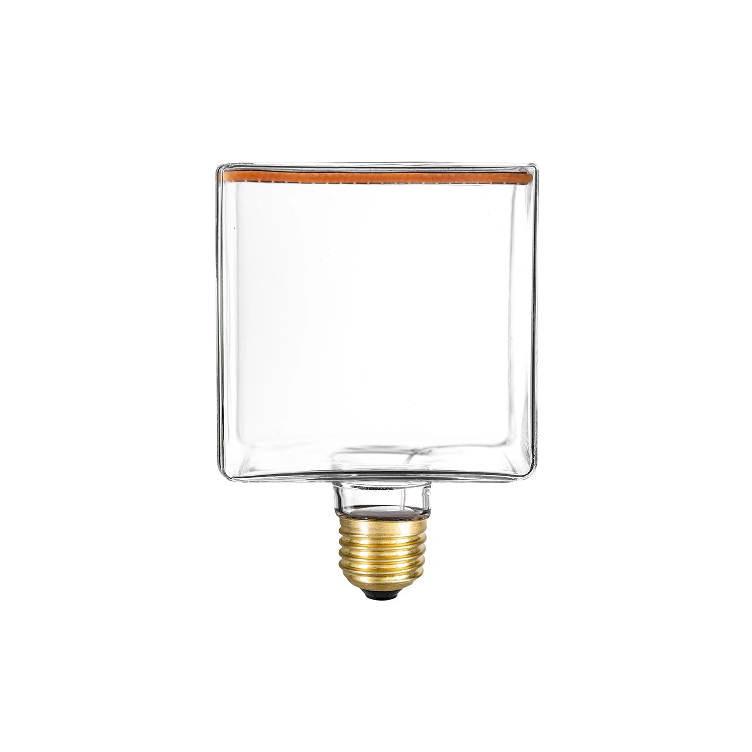 LED Clear Light Bulb Ghost Line CRI 90 Cube 5.5W 440Lm E26 120V 2200K Dimmable - G04