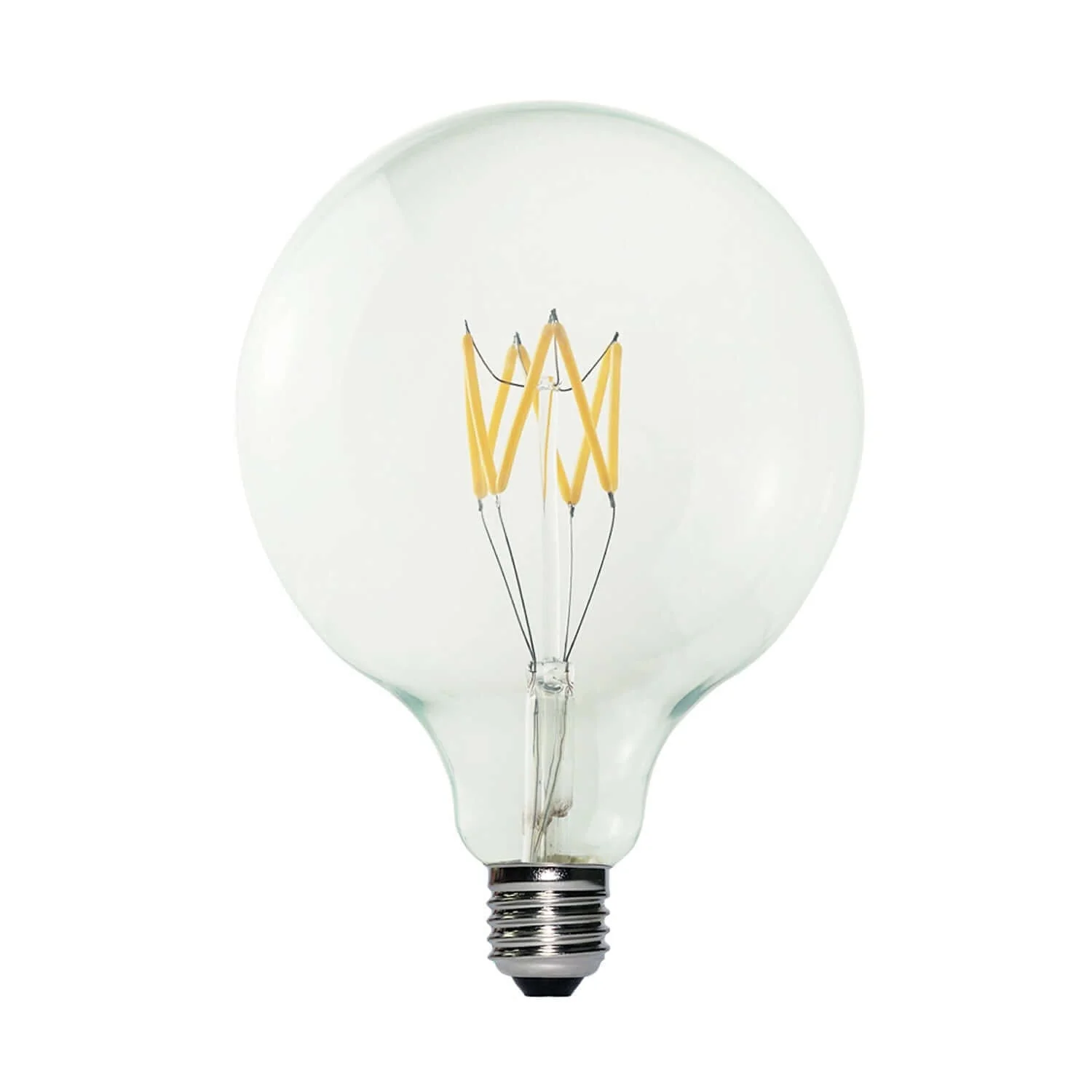 B04 transparent LED light bulb Line 5V Short filament Globe G125 1.3W E27 Dimmable 2500K