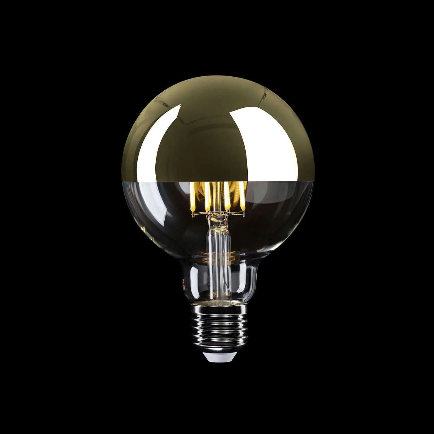 Light bulb LED Half Gold Globe G95 7W 650lm E27 2700K Dimmable - A14 - Image 2