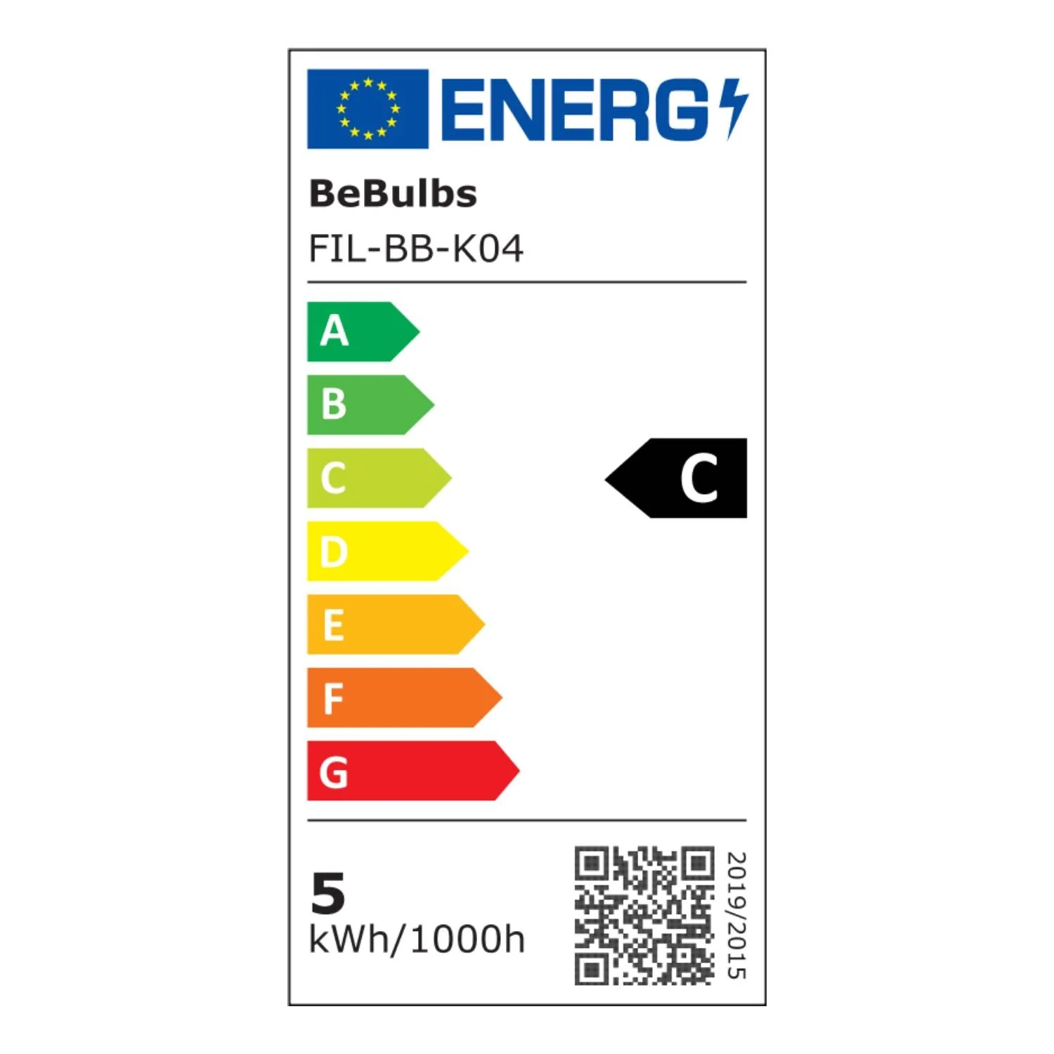 Lucia LED Light bulb G125 4.8W 806Lm E27 2700K Dimmable - Cream - Image 2