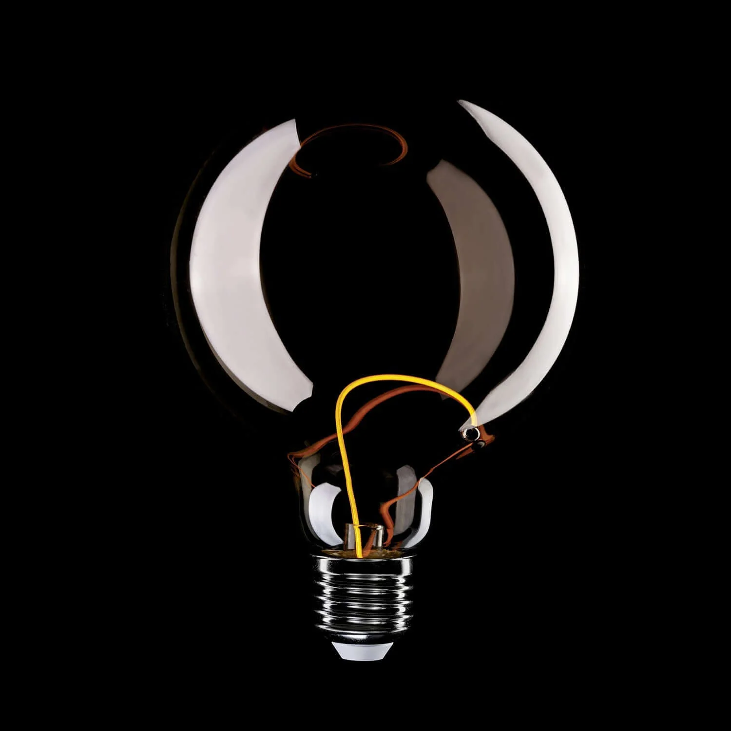 Smoky Magnetic Deco Line G125 LED light bulb 2.8W 90Lm E27 1800K - F05 - Image 7
