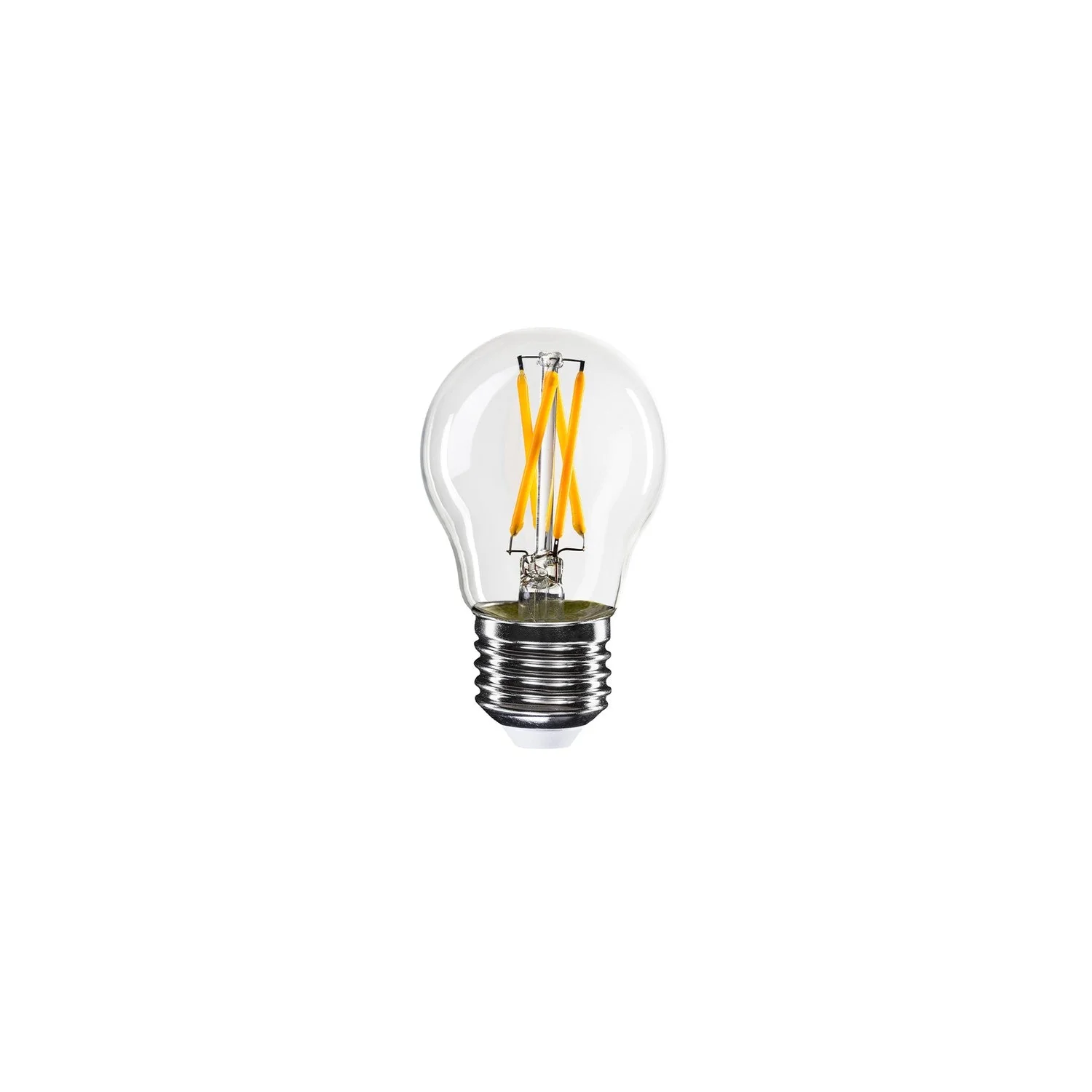 Light bulb LED cross filament Mini Globe G45 4.8W 400Lm E27 2200K Dimmable - X01
