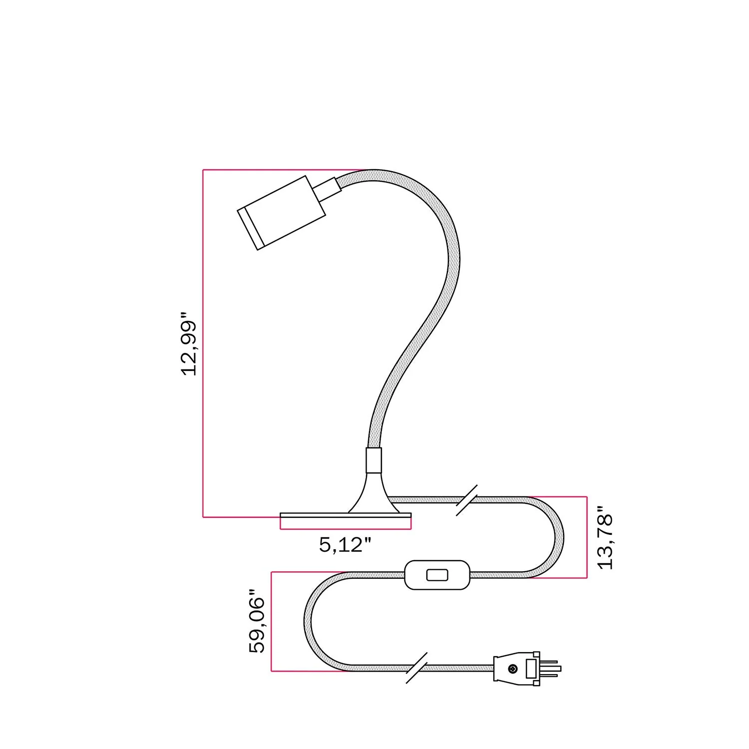 MAG-Y spotlight with adjustable extension - Matte White - Image 7
