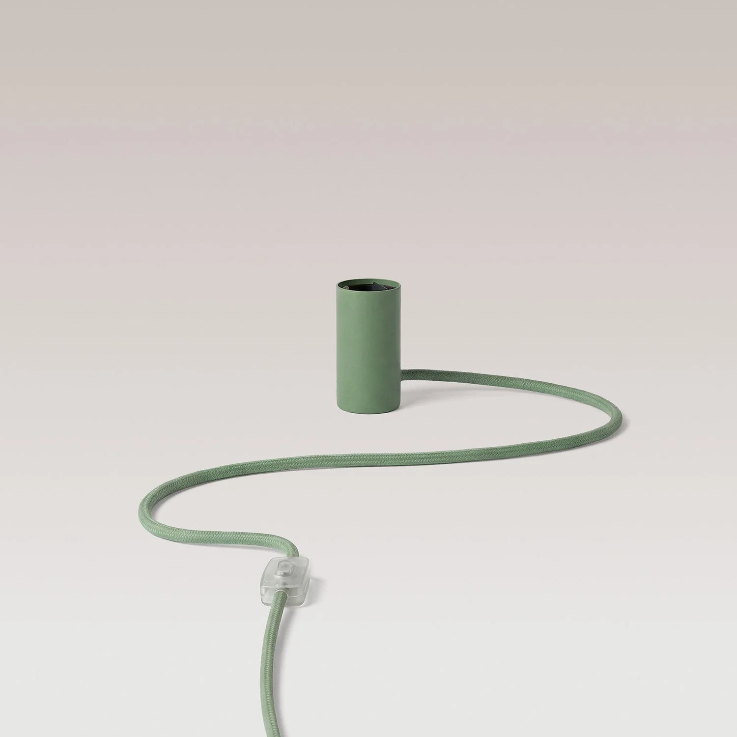 Magnetic plug-in lamp with E27 fitting and UK Plug - Green