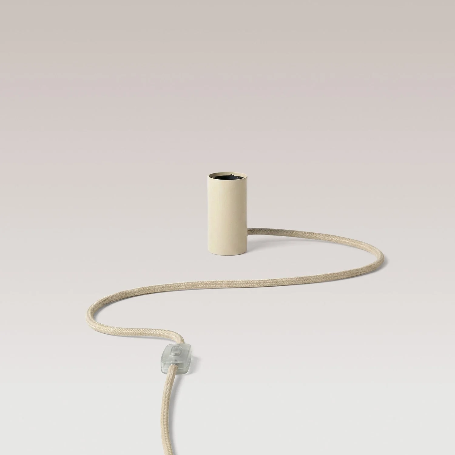 Magnetic plug-in lamp with E27 socket - Cream