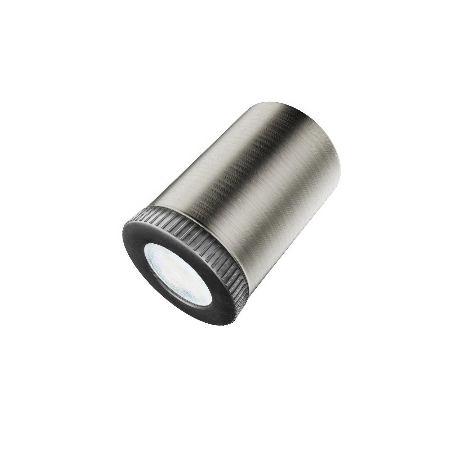 Mini Spotlight GU1d0 lamp with SnakeBis wiring and UK plug - Satin titanium - Image 3