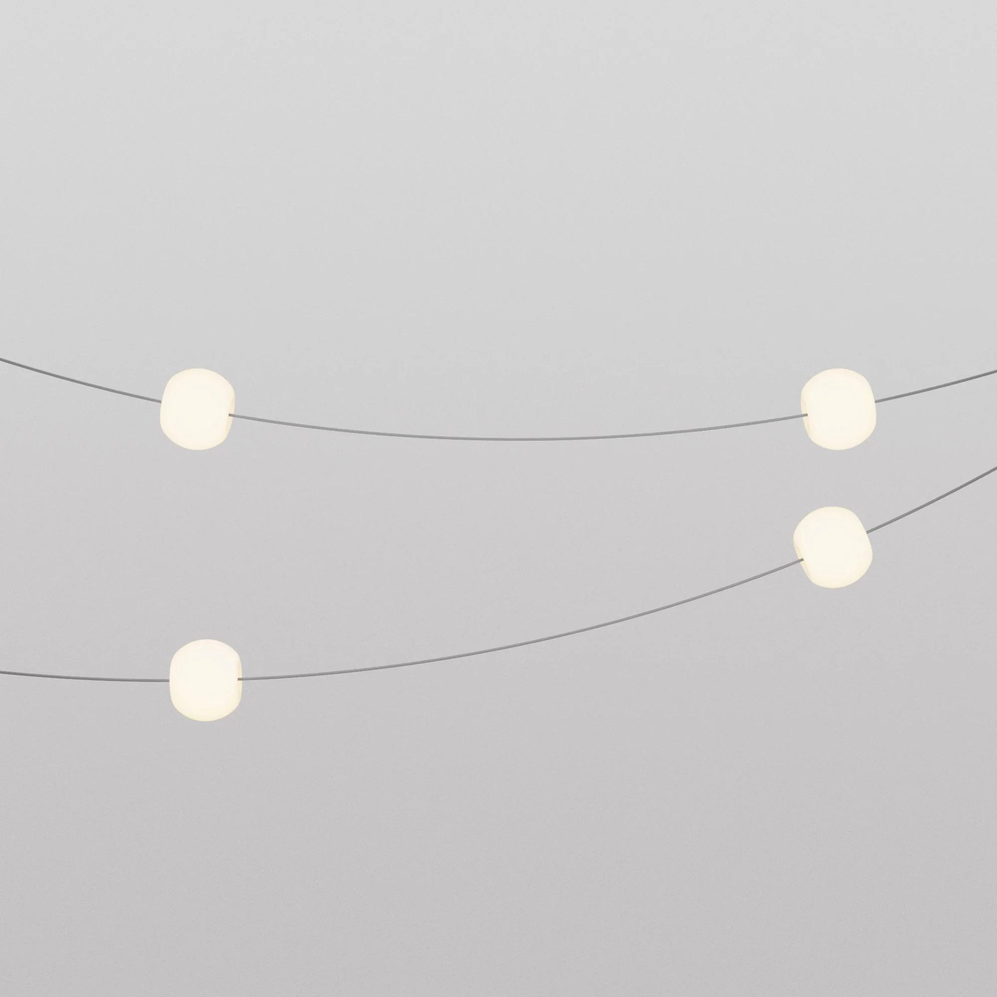 Outdoor 4-Light String Light for wet locations Gray, Power supply with US plug - Marina4 Cherry - Image 8
