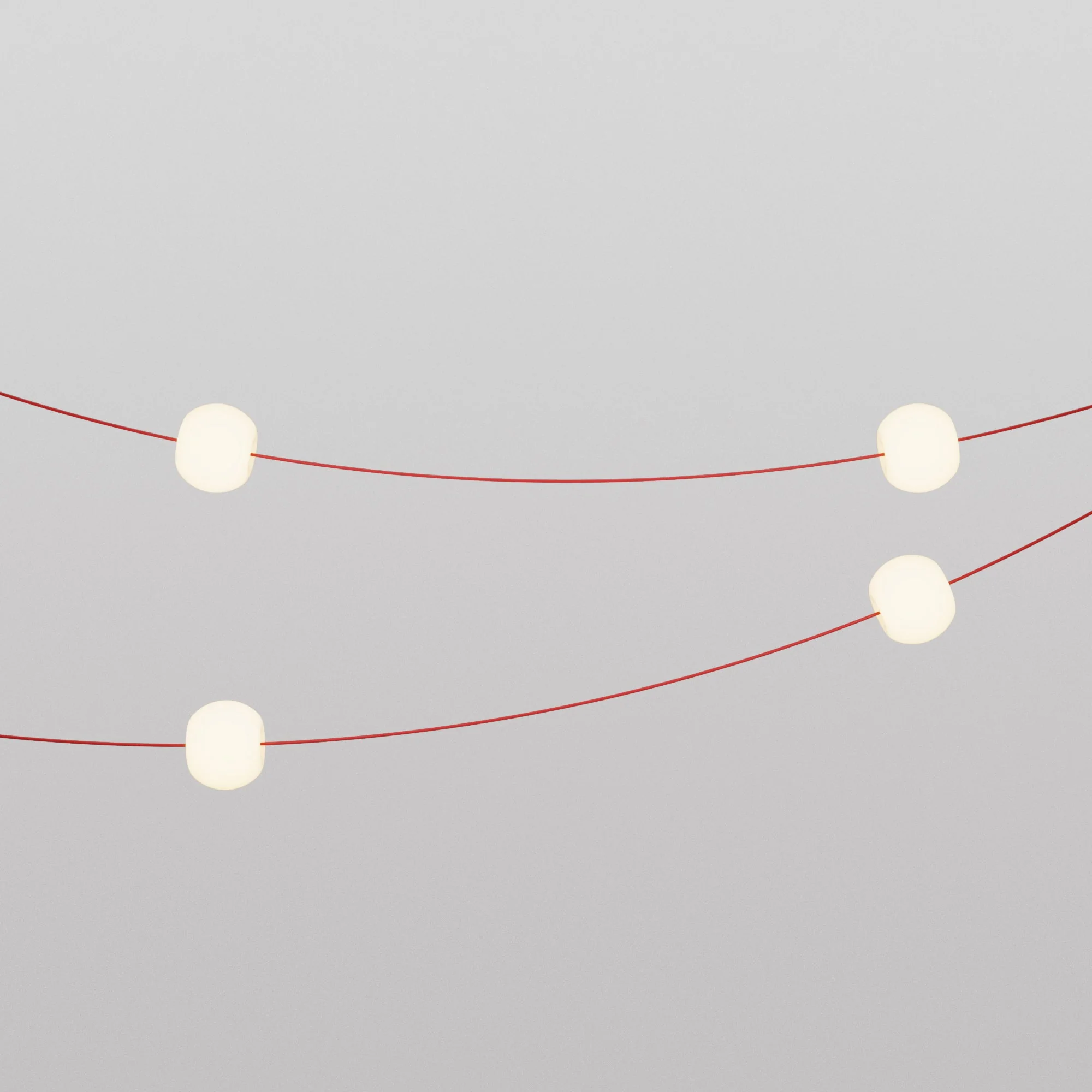 Outdoor 4-Light String Light for wet locations Starfish Red, Power supply with US plug - Marina4 Cherry - Image 8