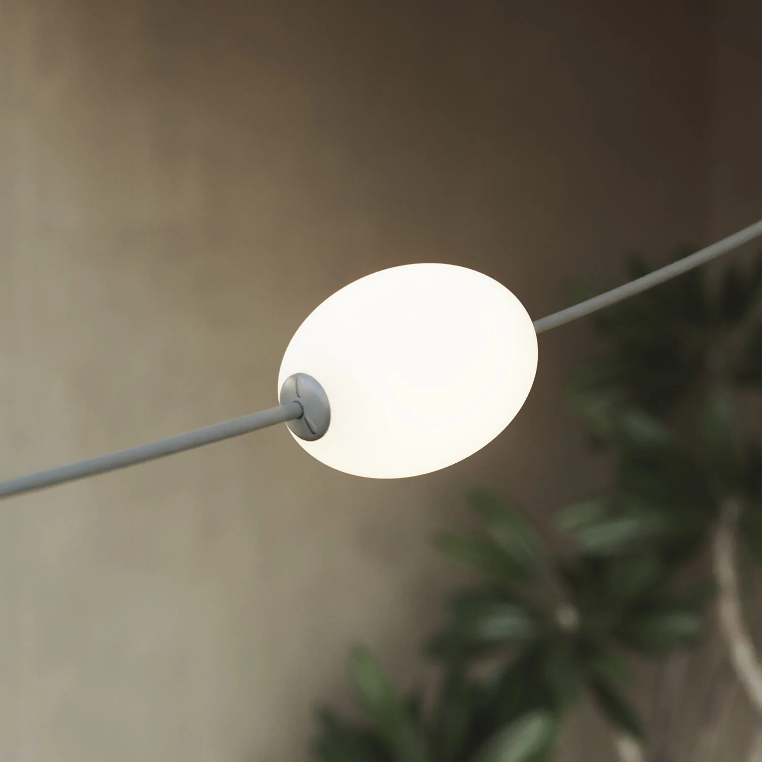 Outdoor 6-Light String Light for wet locations Gray, Power supply with US plug - Marina6 - Image 4