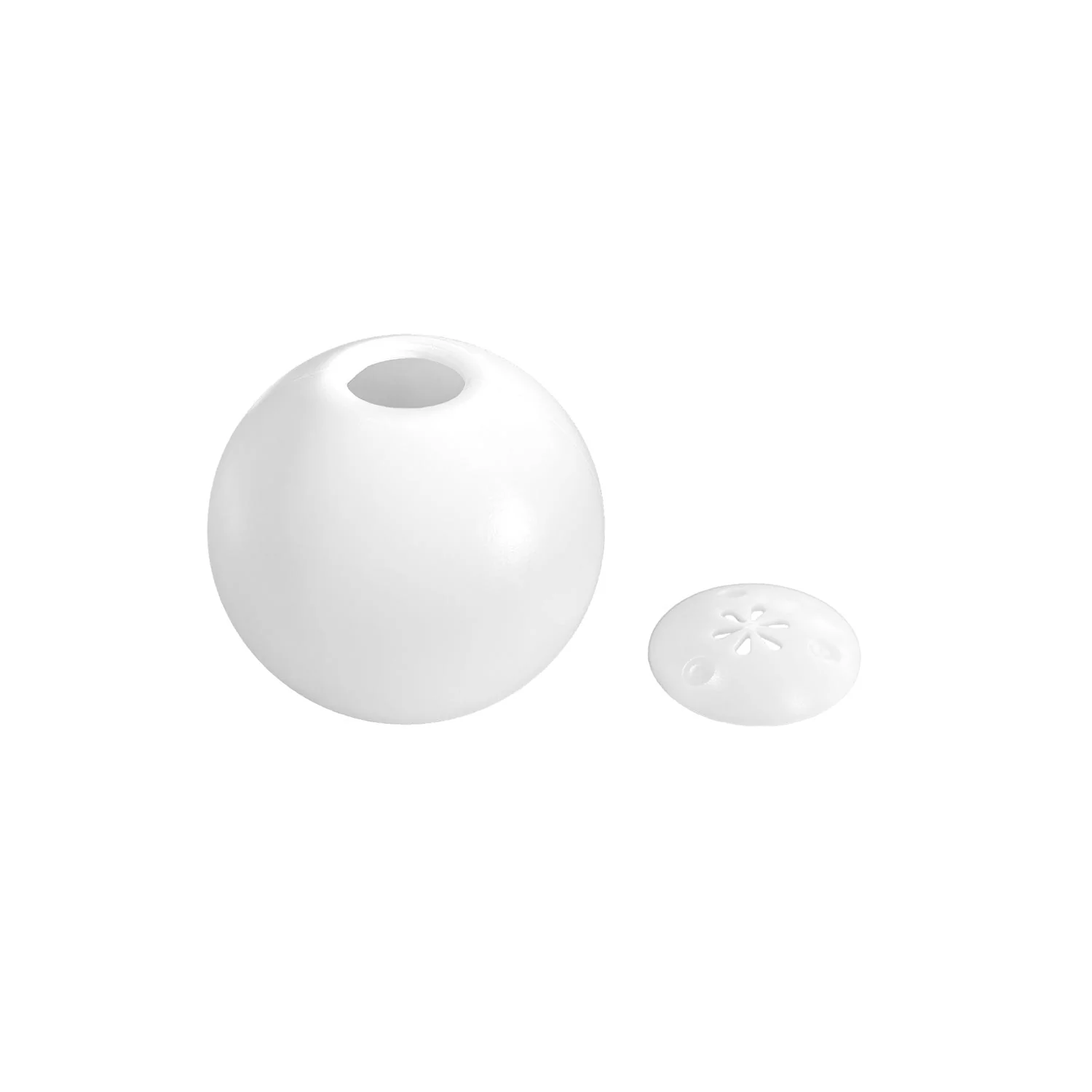Outdoor pendant lamp Modulair IP65 with 2 drops and unbreakable Unbreak-a-Ball lampshades - White - Image 4