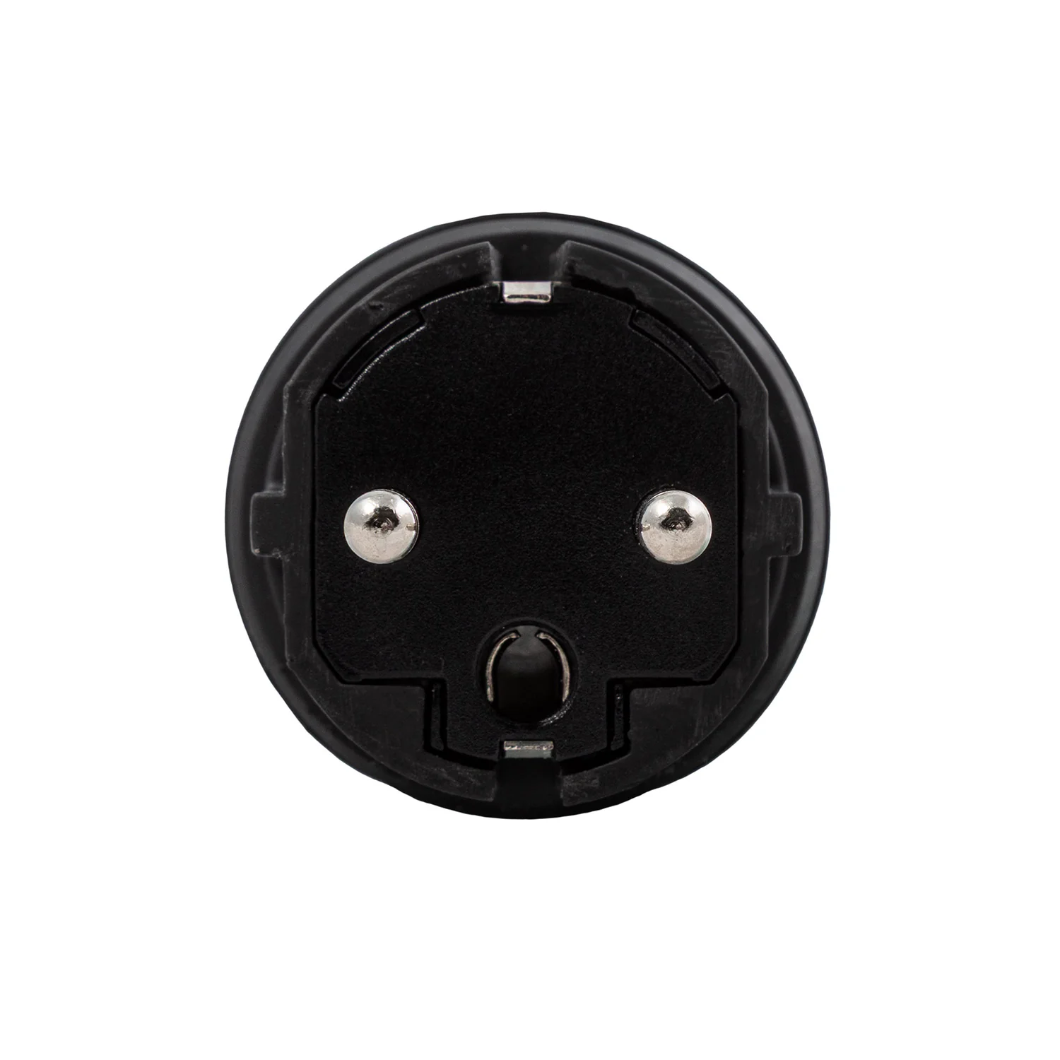 Black Schuko plug 16A 250V IP44 for outdoor use - Compatible with Modulair System - Black - Image 3