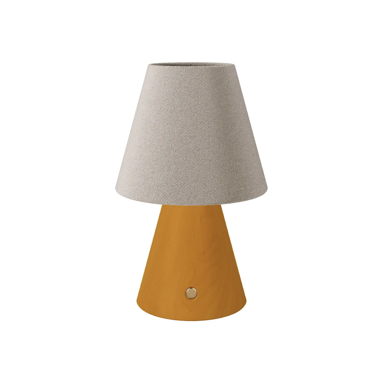 Portable rechargeable Cabless11 lamp with light bulb and lampshade - Zafferano