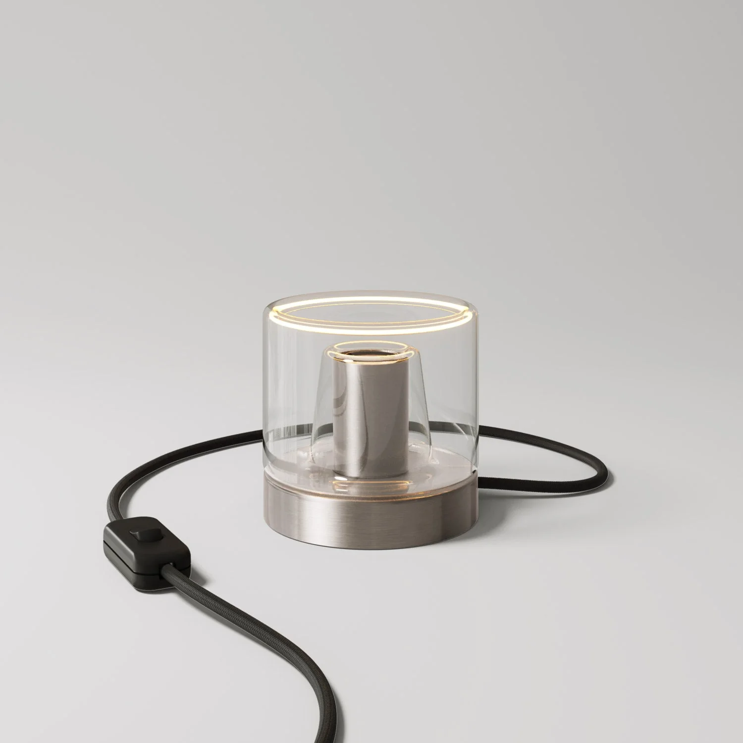Posaluce Ghost table lamp - Brushed titanium