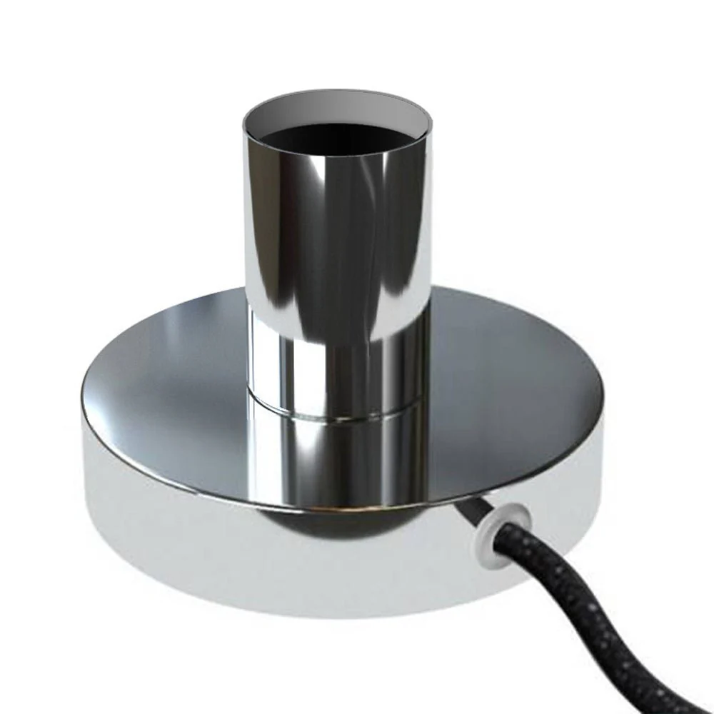Posaluce - Table lamp in metal with UK plug - Chrome