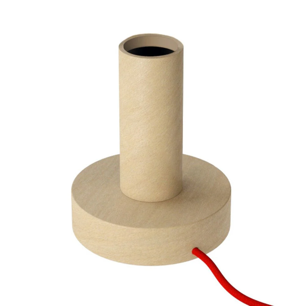 Posaluce - Large wooden table lamp - Neutral