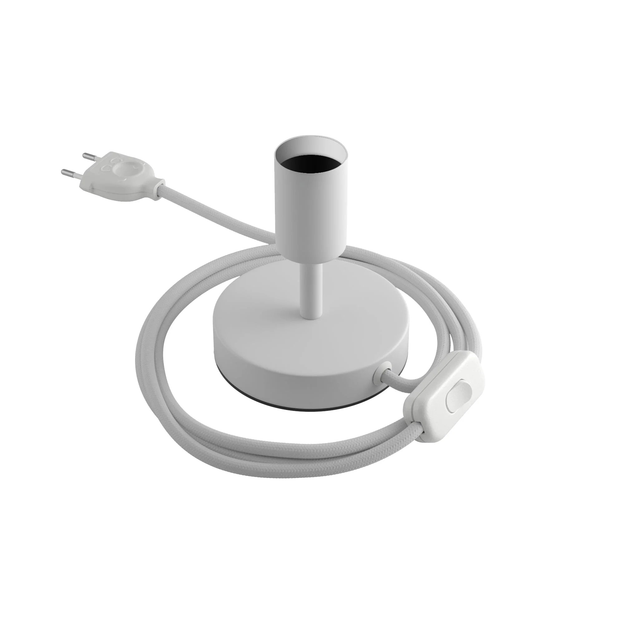 Alzaluce - Metal table lamp - Matt white