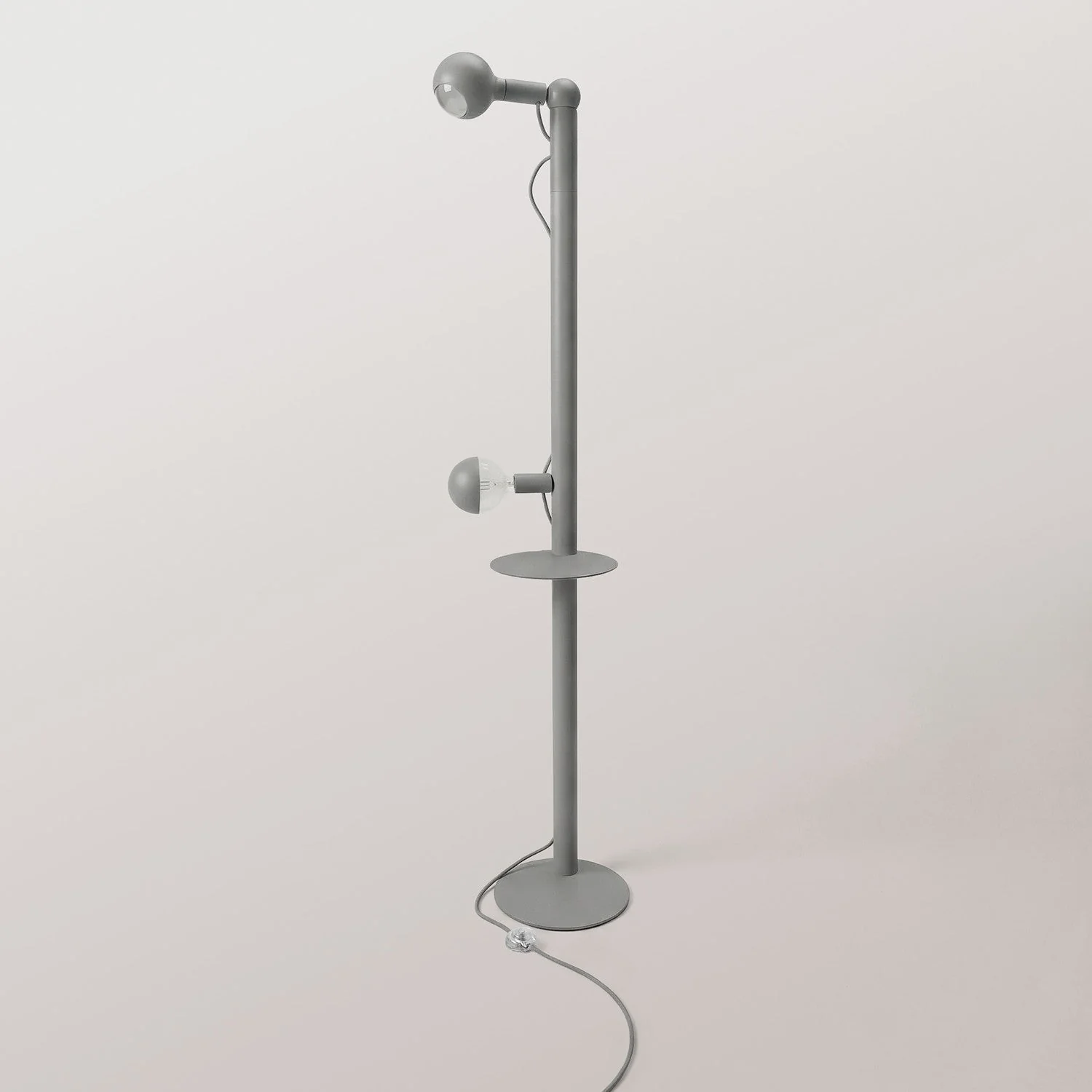 Rocco XXL - Floor lamp with Maria and Camo Light bulb - Grey - Image 5